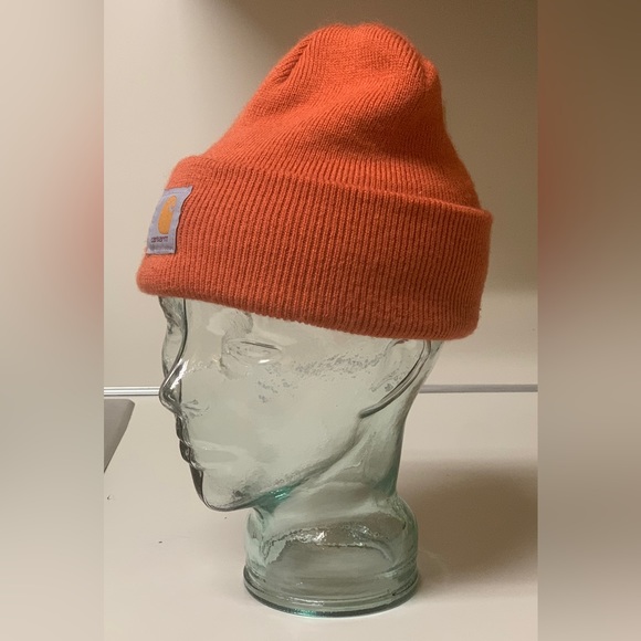 Adult Unisex One Size 100% Acrylic CARHARTT Watch Cap Cuffed Beanie Hat - Picture 8 of 12